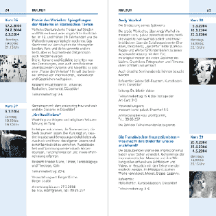 Programmheft der Evangelischen Stadtakademie D�sseldorf, Innenseiten