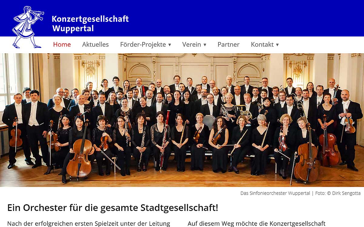 Homepage · Konzertgesellschaft Wuppertal Homepage · Konzertgesellschaft Wuppertal