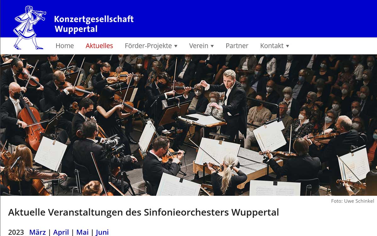 Homepage  Konzertgesellschaft Wuppertal
