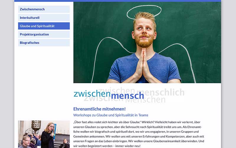 Internetauftritt von zwischenmensch · Antje Rinecker Internetauftritt von zwischenmensch · Antje Rinecker