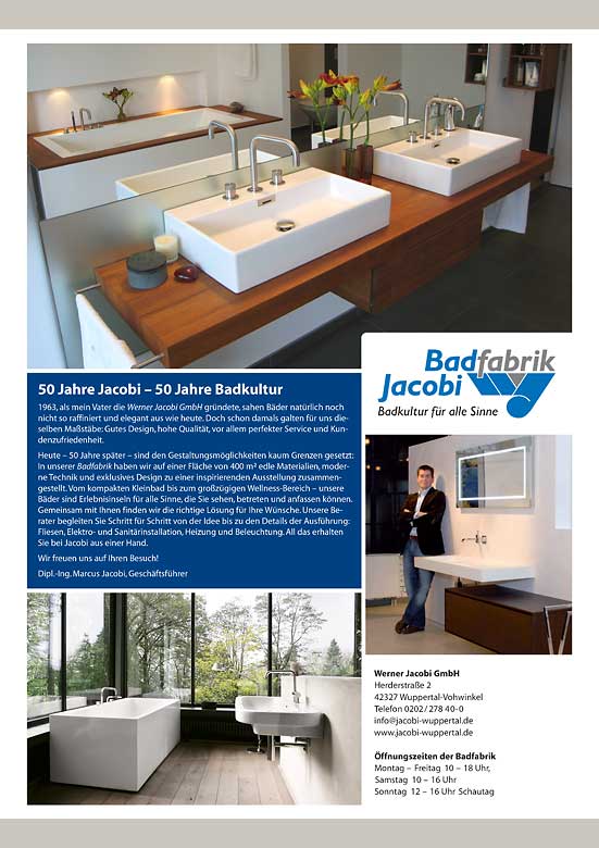 Schauinsland-Anzeige der Badfabrik Jacobi