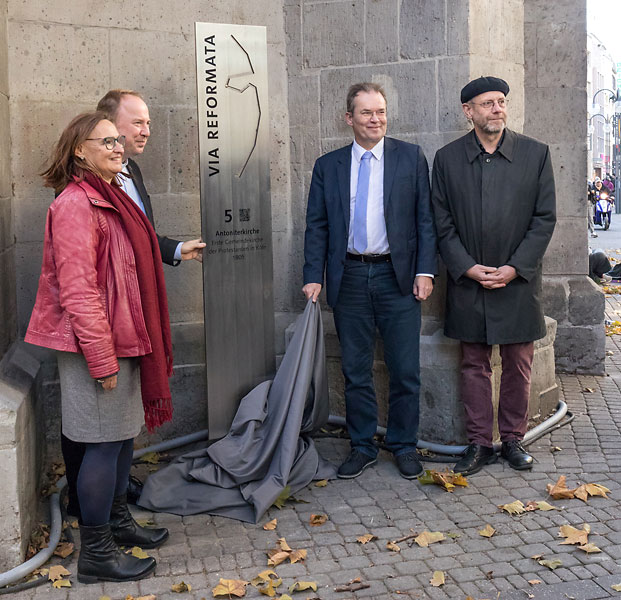 Eröffnung der VIA REFORMATA mit Stadtsuperintendent Dr. Bernhard Saiger
